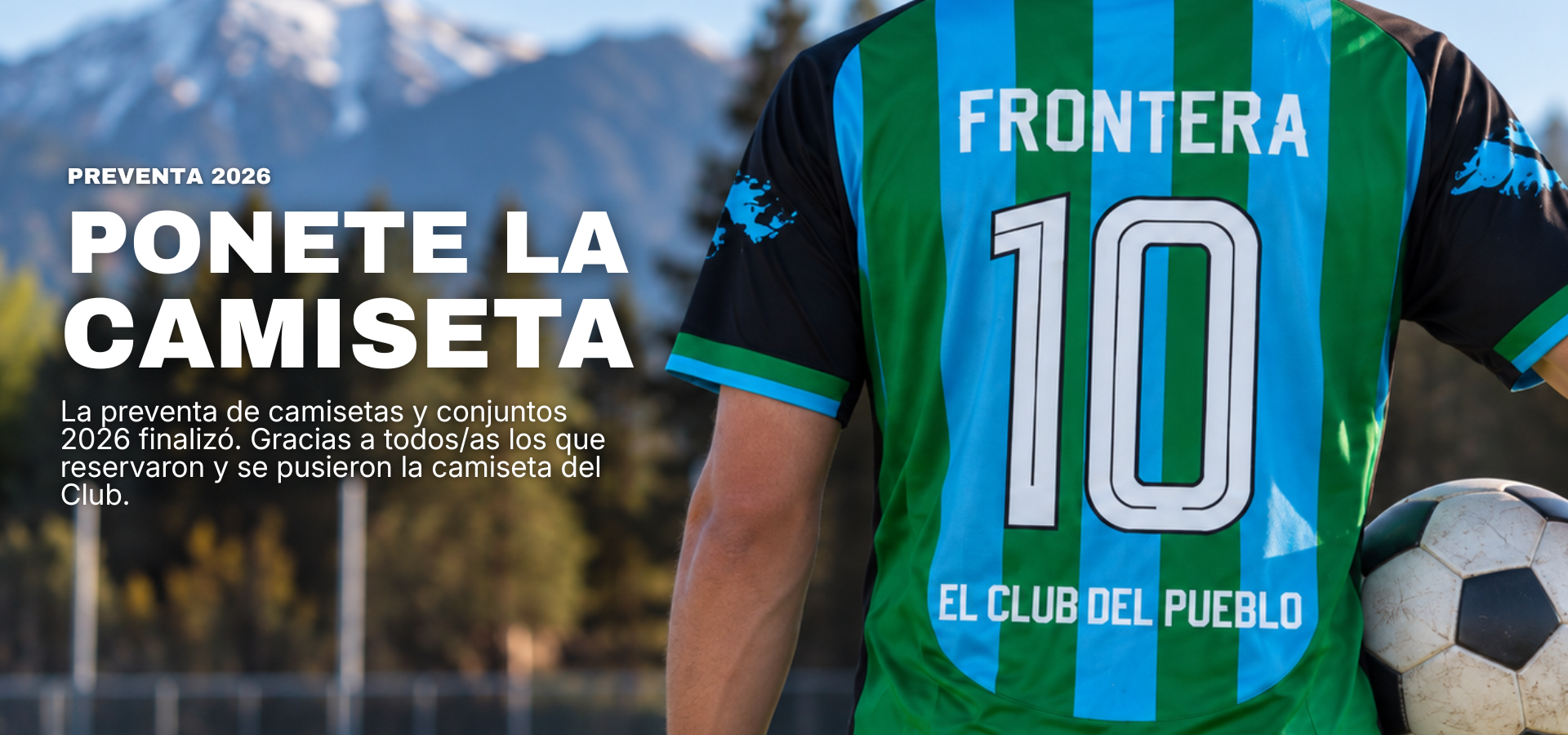 Preventa 2026 finalizada del Club Social y Deportivo Frontera
